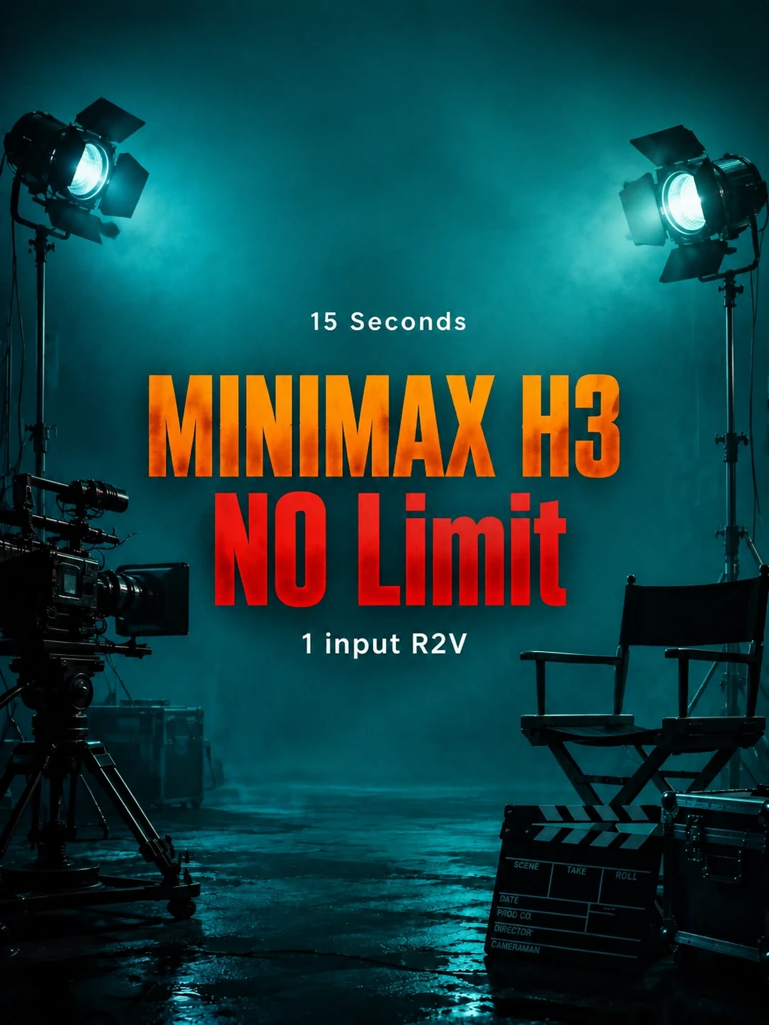 Minimax H3 No Limit - 15s, 1 image reference