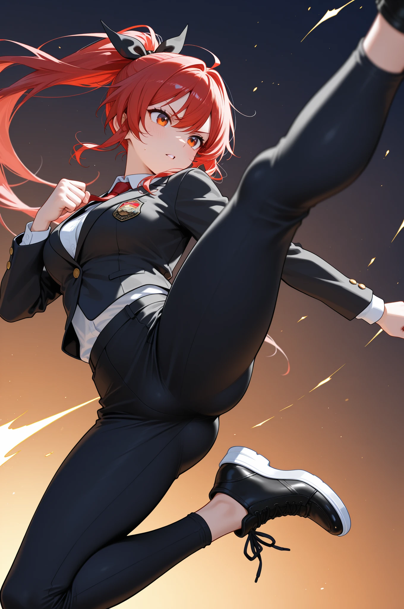 flying kick a