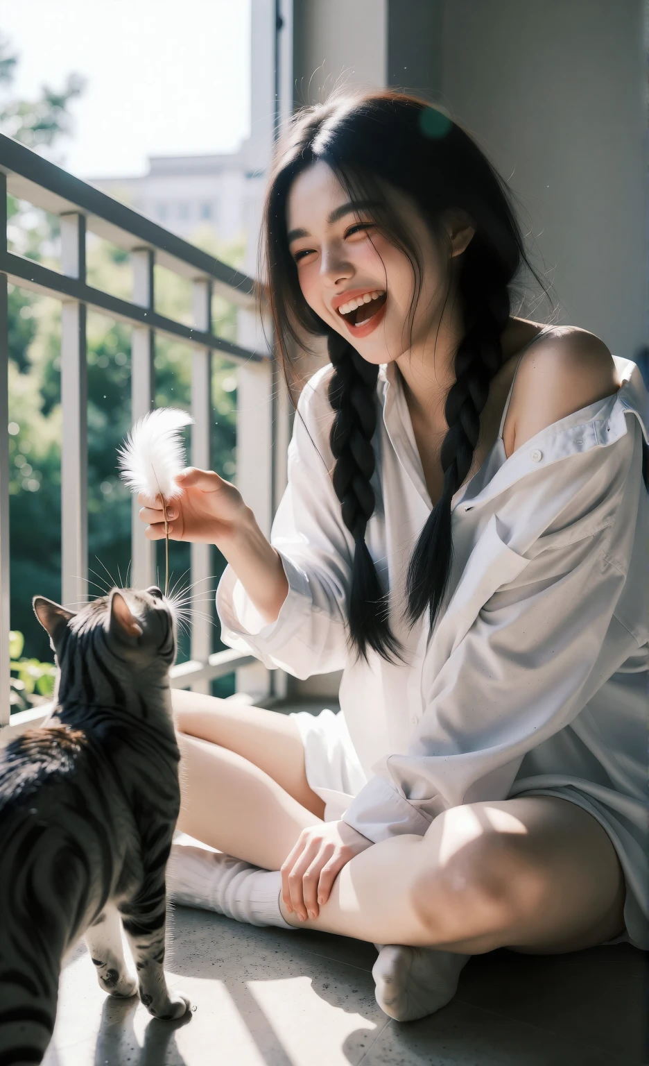 Sunny afternoon with my kitty 🐱