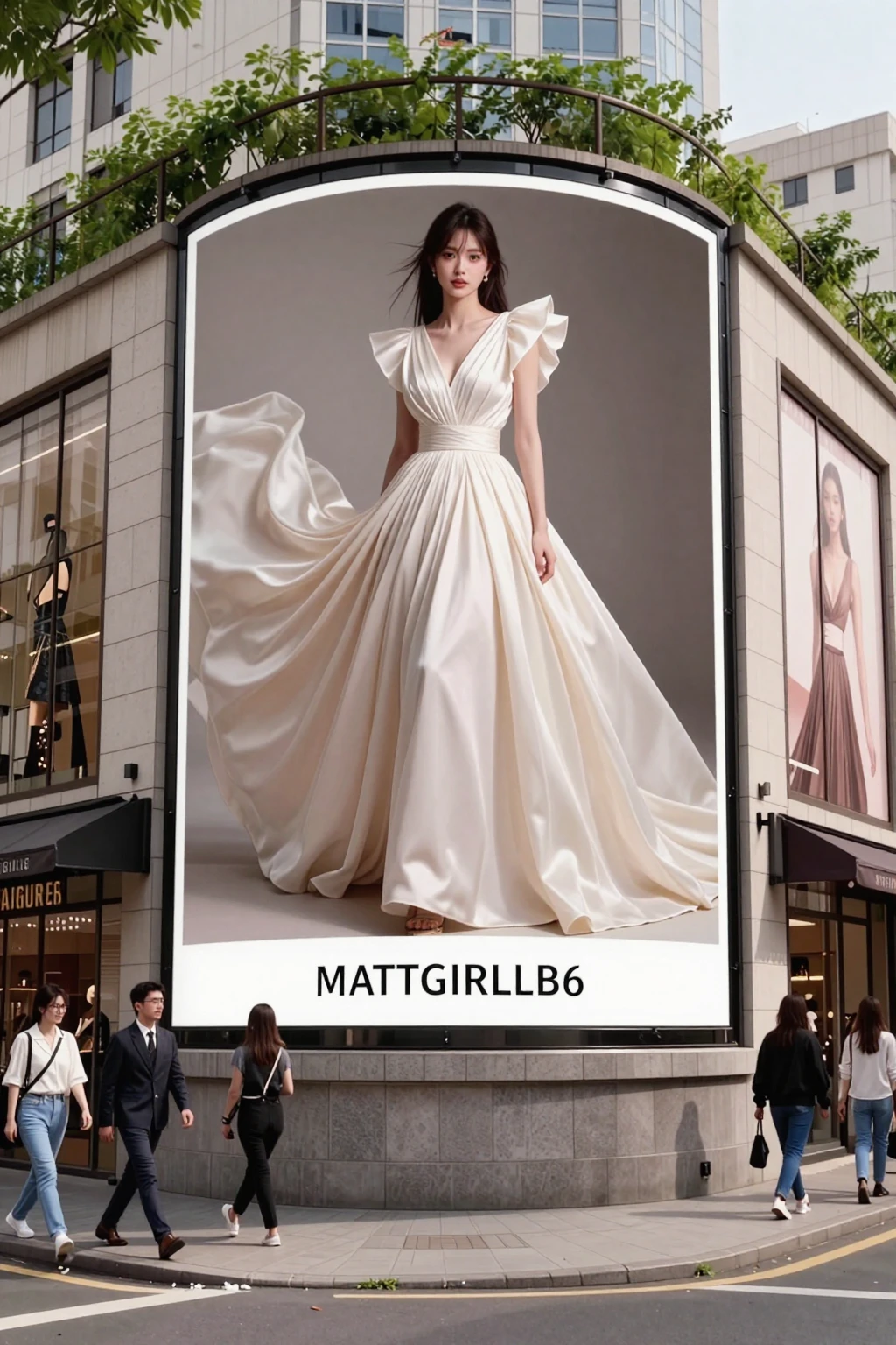 This giant wedding billboard is stunning ✨