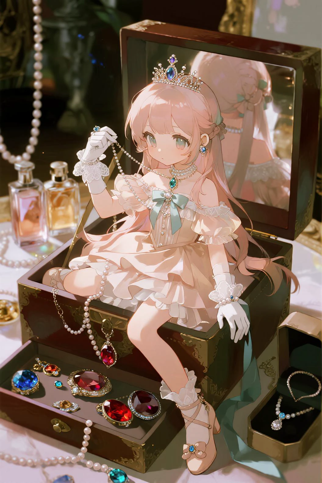 宝石箱の中の少女💎