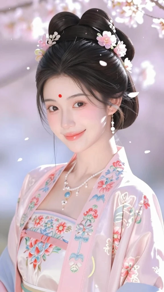 Pink Hanfu beauty under cherry blossoms 🌸[Chinese / Asian / Hanfu Girl / Woman]