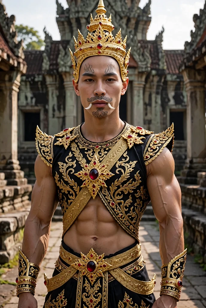 Ancient temple guardian hits different 😍