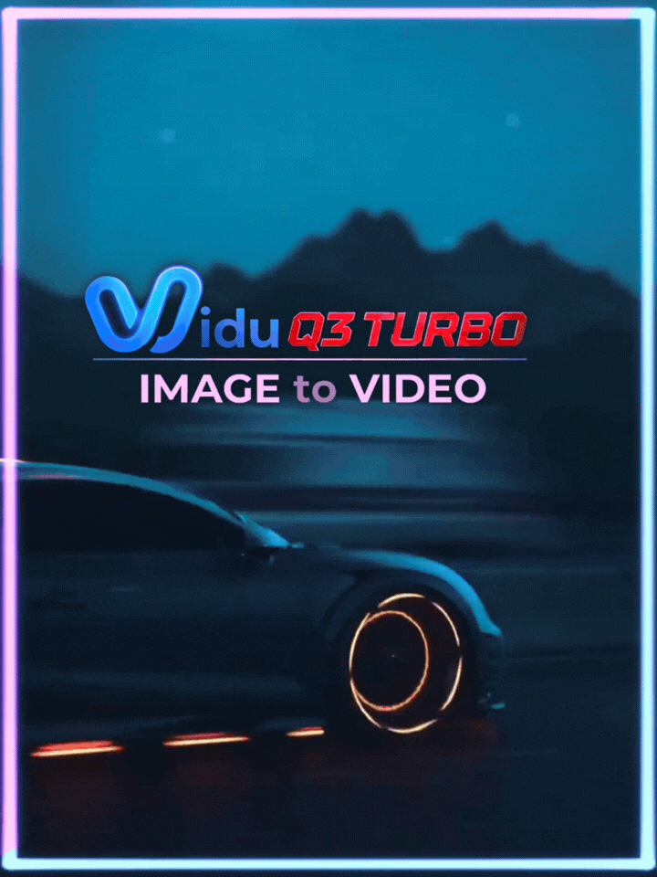 Vidu Q3 TURBO - Image to Video - Video Generator - Image to Video - SeaArt - Fast