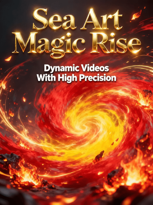 Sea Art Magic Rise - Video Generator - Image to Video - Audio - SeaArt