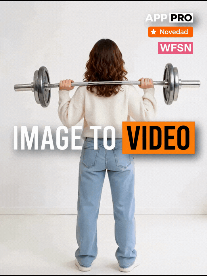 Back-weighted squats - Image to video