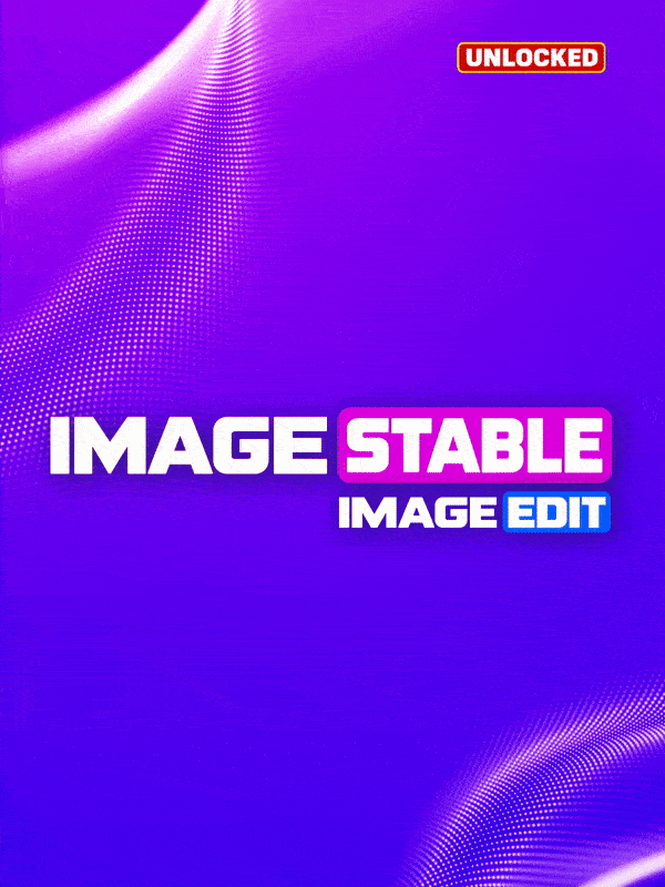 Image Stable - تحرير الصور - مولد الصور