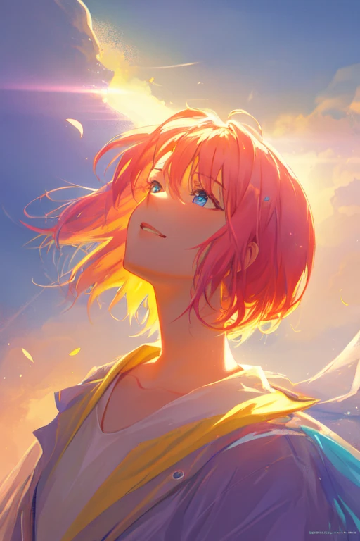 digital painting, best quality, ligne claire, vibrant colors, vivid colors, volumetric lighting. soft light, diffused lighting, radiant light rays, bloom, caustics, subsurface scattering, dreamlike,