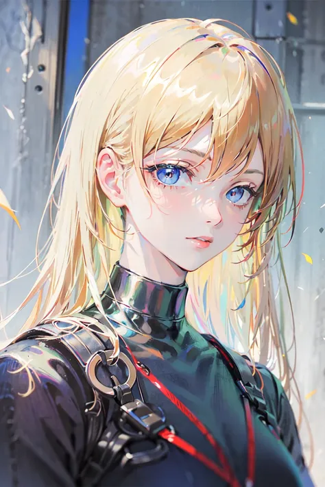 masterpiece, <lora:nababaStylizedLora_nababaNormal:1>, blonde hair, long hair, portrait