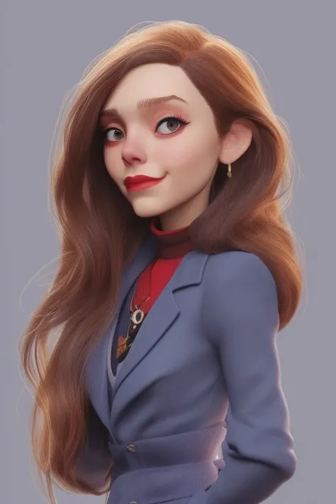 Elizabeth Olsen,(redshift style)