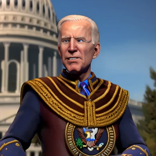 civsix_style beautiful full color 8k ultra HD raw (photo) of (Joe Biden), detailed skin texture, (efficacious)