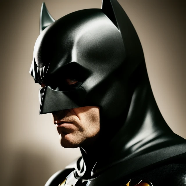 Portrait Batman, realistic, cinematic, photography