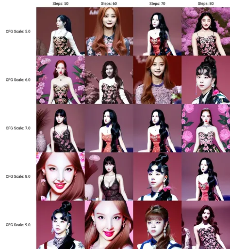 a beautifull illustration of dahyun , 4k, highres, masterpiece, kpop