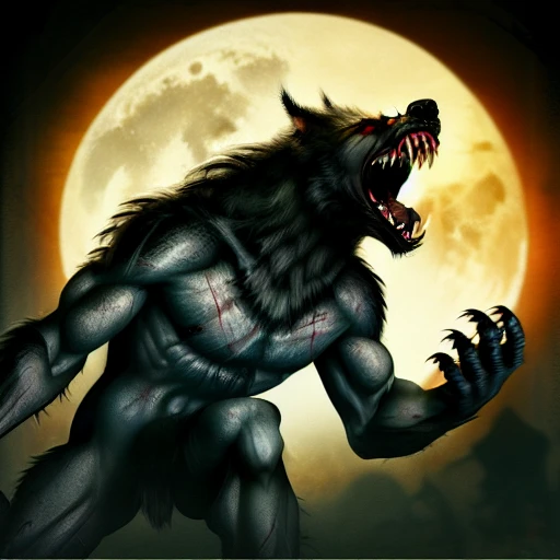 wewulzkz, terrifying nightmare, horrific nightmare, bad dream, horror, highly detailed digital art, amazing detail, in motion, motion shot, roaring, growling, snarling, running, painterly, brush strokes, painting