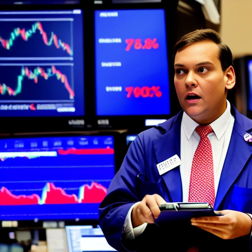 photo of man s4ntos working as a stock broker at the new york stock exchange