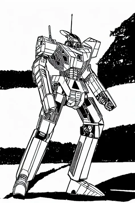 ((MechBattleTechClassicTR3025)) flying elegant slender rolling hills in the background