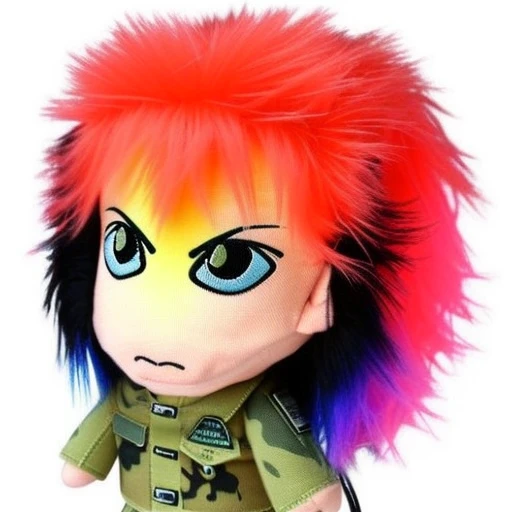 steve irwin flamboyant rainbow hair japanese ring lighting cinematic plushiedsk