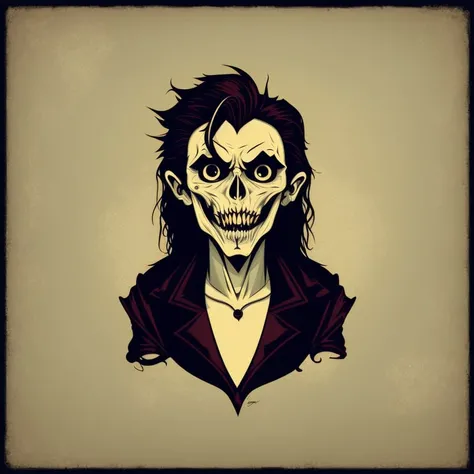 vampire in PrintDesign Style