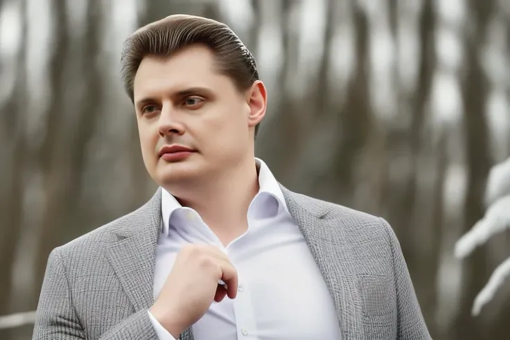 ((close-up)) photo of evgenii-ponasenkov in jacket