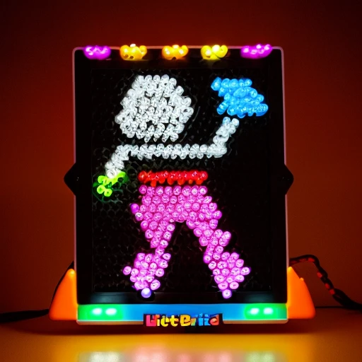 litebrite woman dancing