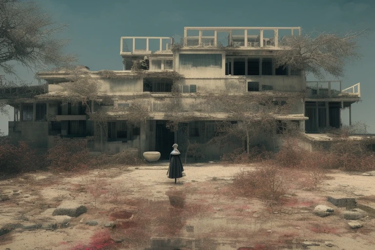 deconstruction of self, hyperrealistic surrealism, dreamscape, award winning masterpiece with incredible details, zhang kechun, a surreal vaporwave , liminal space, highly detailed, Extremely detailed futuristic, Cleveland Ohio, cinematic ,rim lighting ,octane render, wvebg1