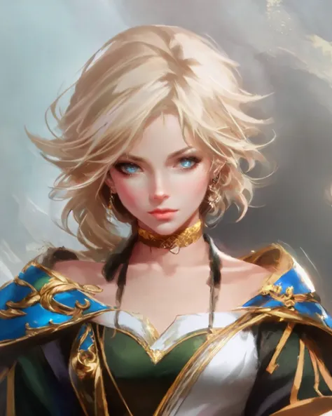 DBfantasyart, masterpiece, 1girl, 8K resolution, cinematic render of beautiful sexy female character design, adventurer, fashionable, concept art, messy hair, highly detailed, smirk