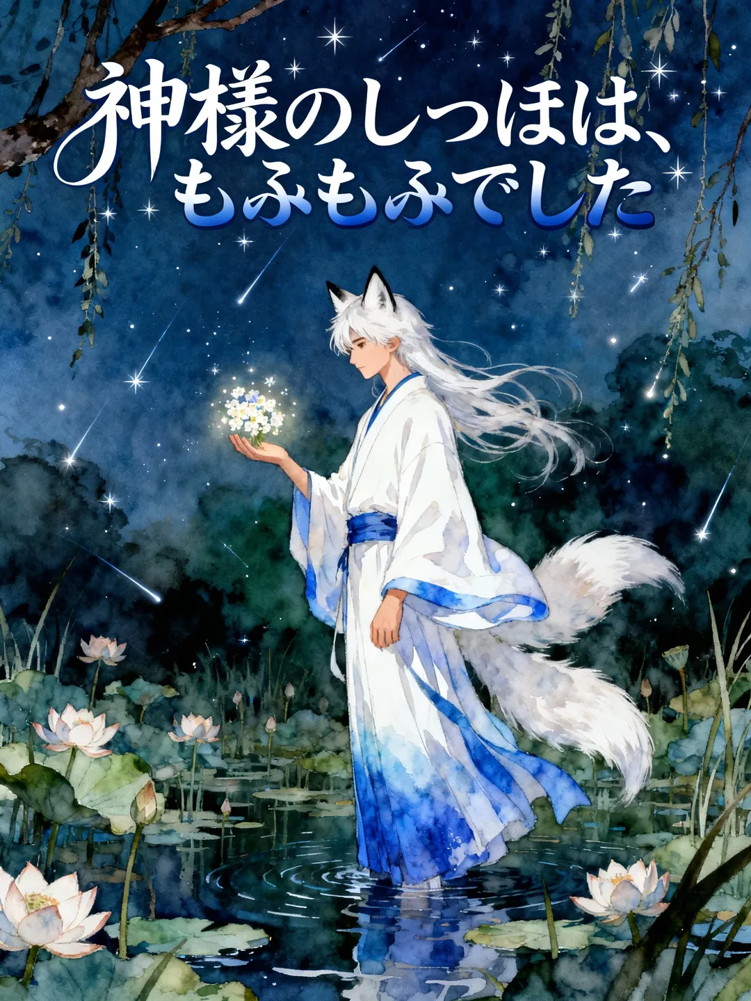 神様のしっぽは、もふもふでした