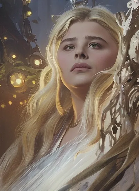 (sks woman) as pudge from dota 2, sci-fi, amber eyes, face, long hair, fantasy, intricate, elegant, highly detailed, digital painting, artstation, concept art, smooth, sharp focus, illustration, art by artgerm and greg rutkowski and alphonse mucha
