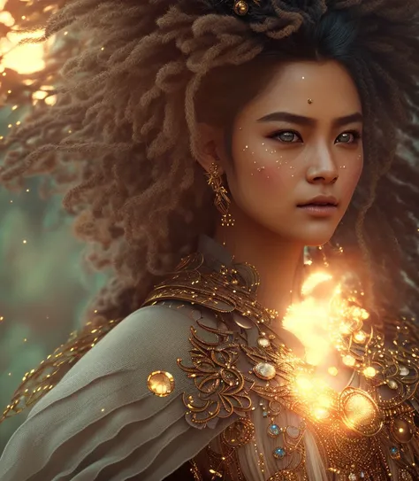 Realistic role-playing face portrait painting of a beautiful rpg champion, asian, pastel color, intricate details, fantasy, universe, intricate magical embroidery, very detail hair, very detail eyes, intense face, [elden ring|d &amp;amp; d] rpg portrait, octane render, cinematic lighting, (soft shadow:1.2), close up, depth of field