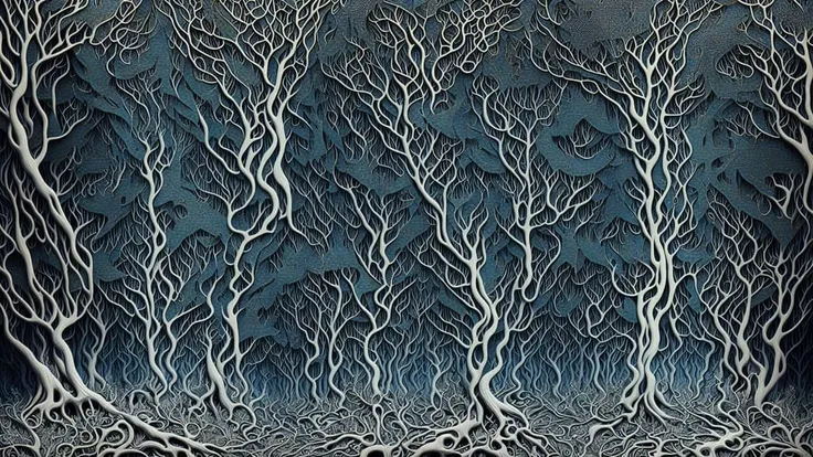 dreamlike forest, insane details, intricate details, hyperdetailed, goth, james jean, fractal, intricate background