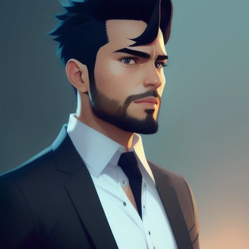 dreamlikeart style, zenke2 portrait, a ultradetailed beautiful portrait panting of a stylish zenke2 wearing a shirt with a tie, she has black hair and an eyepatch, by ilya kuvshinov, greg rutkowski and makoto shinkai, trending on artstation