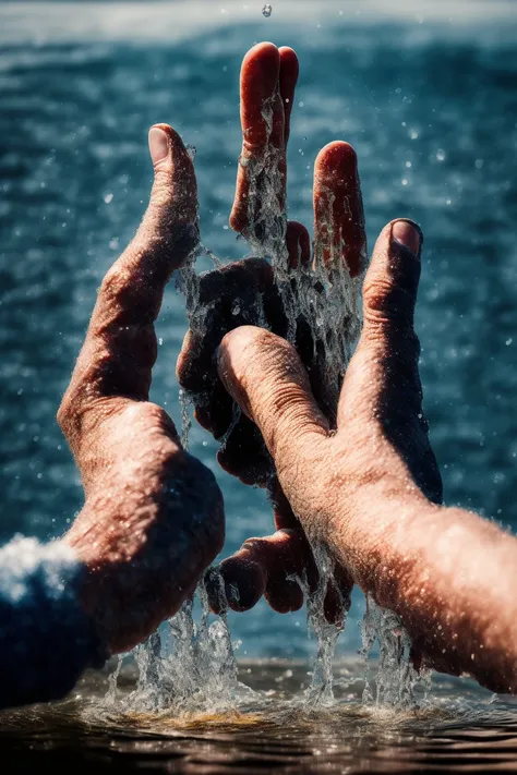 dreamlikeart, (best ratio four finger and one thumb:1.2), (Extremely detailed masterpiece, best quality, ultra-detailed), (masterpiece, best quality, intricate details, detailed finger), on the water in front of the fountain, (masterpiece:1.1), best quality, play guitar,