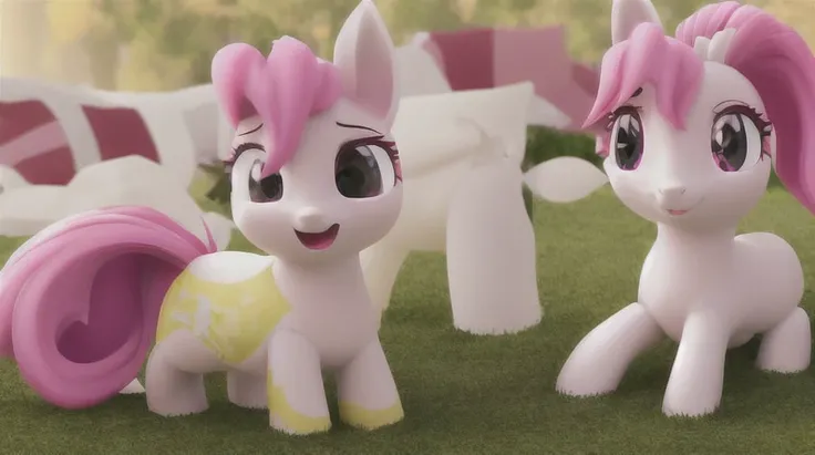 pony, cute, 3d
