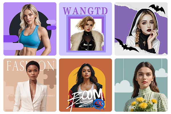 AI Portrait in Diverse Styles