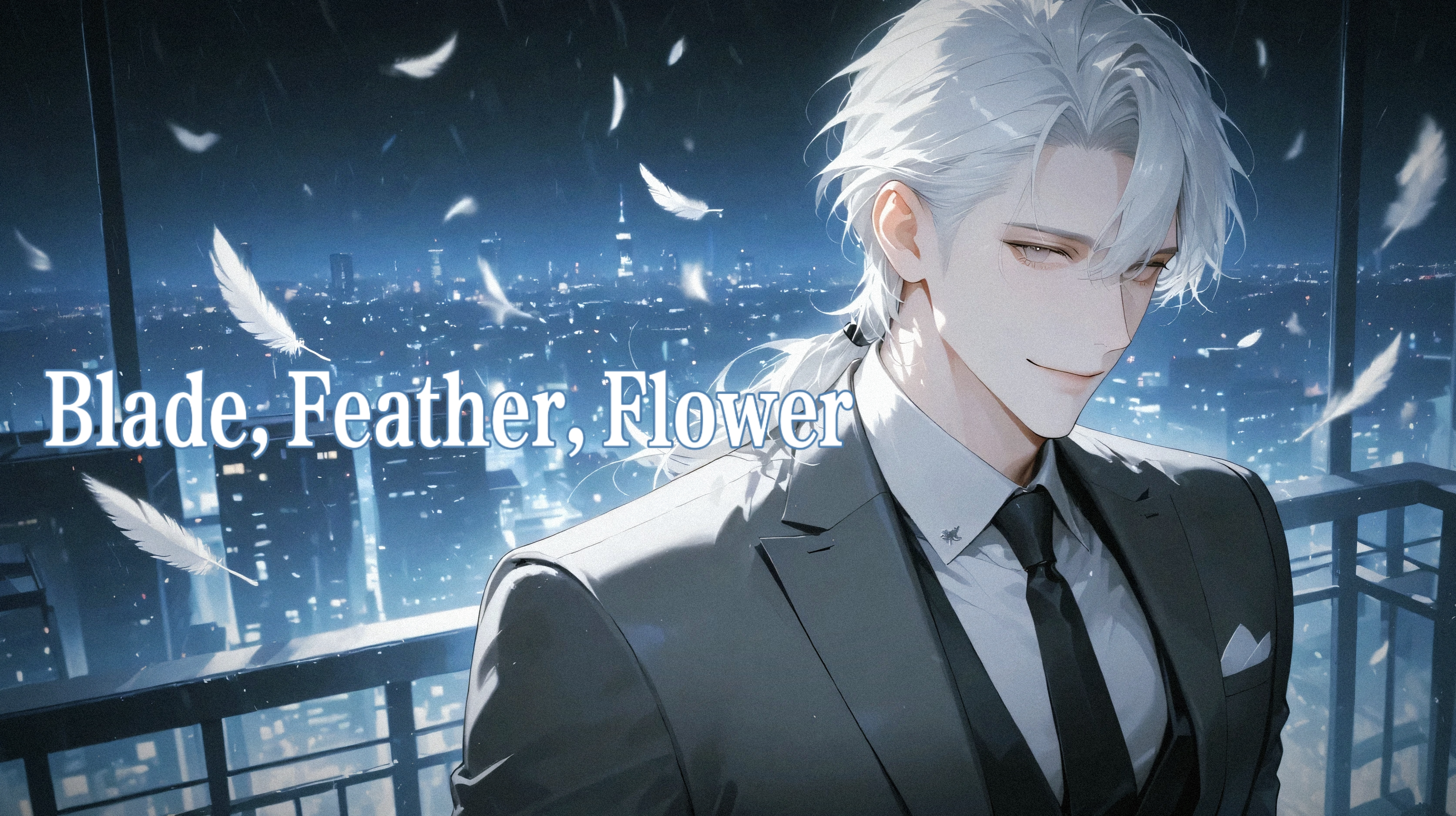 Blade,Feather,Flower