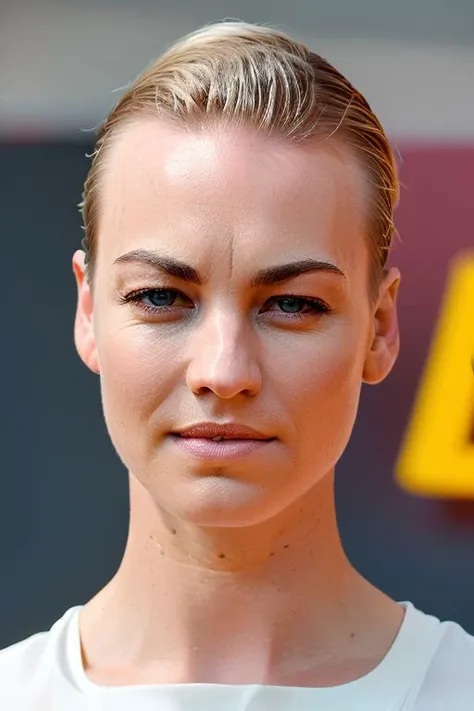 full color photography of skswoman, (slick undercut hair:1.0), (tilted angle, dutch angle:1.1)
masterpiece, best quality, sharp focus, 8k highres, ultra-detailed, rim light, (grey background:1.0),
<lora:Yvonne StrahovskiV3:1>