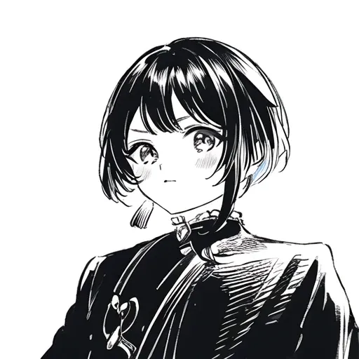 <lora:kirotc:0.7>,kiro\(monochrome\), <lora:xingqiu:0.9>,1boy,upper body,