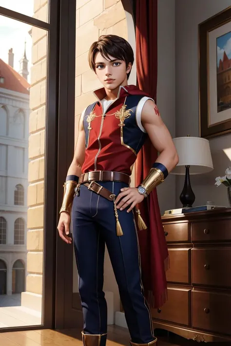 professional photo of romeo_conbolt, 1boy, solo, male focus, looking at viewer, full body,
detailed skin, detailed eyes,
volumetric light, highrez, masterpiece, best quality,
<lora:romeo_conbolt:0.7:MIDD>