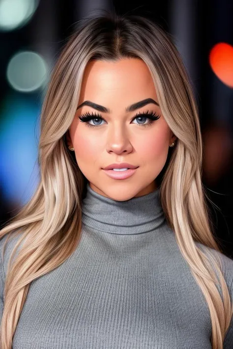 a photo of 3m1ly3l1s4b3th, a woman (wearing a turtleneck jumper), on a premiere movie event, standing on the red carpet, (focus on face:1.2), (masterpiece:1.2), (photorealistic:1.2), (bokeh), (best quality), (detailed skin:1.2), (intricate details), (8k), (HDR), (cinematic lighting), (sharp focus), (close-up:1.2)