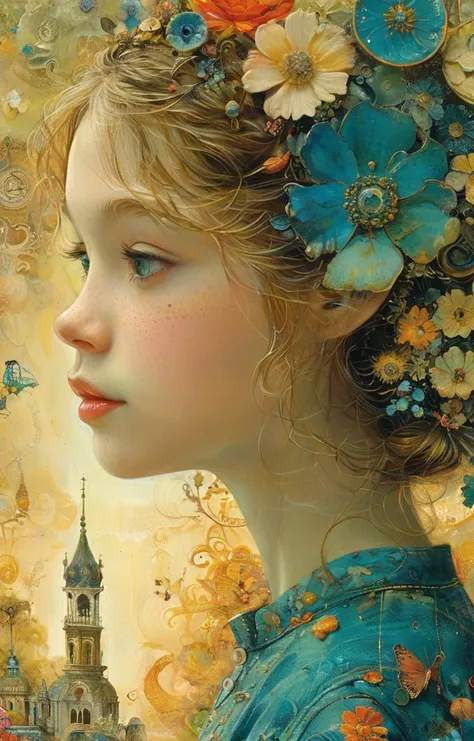 masterpiece,best quality,<lora:tbh357-sdxl:0.6>,illustration,style of Daniel Merriam tech genius teenage girl
