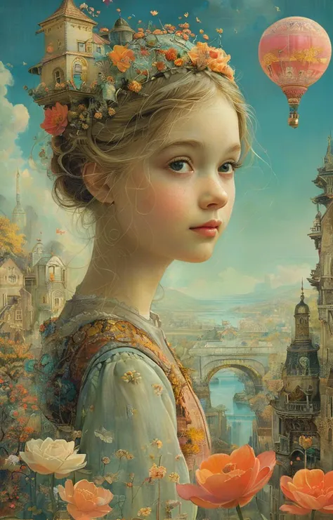 masterpiece,best quality,<lora:tbh357-sdxl:0.6>,illustration,style of Daniel Merriam tech genius teenage girl