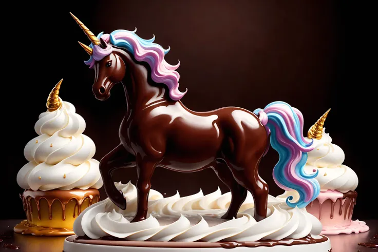 <lora:ChocolateWetStyle:0.4> ChocolateWetStyle unicorn with <lora:WhippedCreamTopStyle:0.4> WhippedCreamOnTopStyle