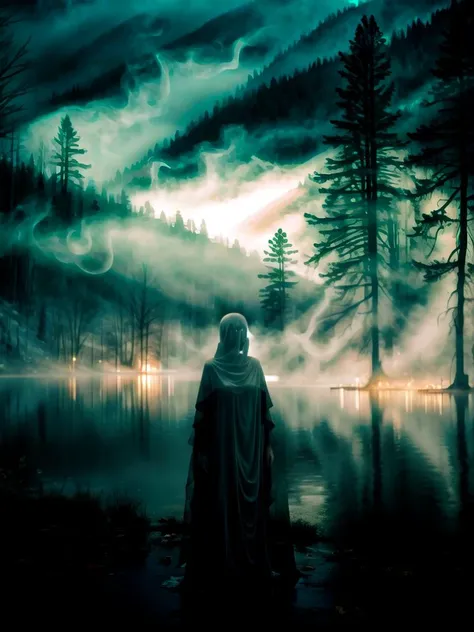 (ghost person)+++, specter++, wraith++, (transparent ghostly figure)+, swamp, moor, dead trees, nighttime++, muted colors, aesthetic, (Dark Fantasy)0,9, Otherworldly, Surreal, 16K, dreamy, Ambrotype, beautiful, masterpiece, highest quality, 32k, depth of field, best quality, high contrast, atmospheric, perfect, HDR, absurdres, celestial, crystalline, natural wonder, nice looking, vaporwave, cold light, bloom, DeepJourney, forest, path <lora:detail_slider_v4:0.25> <lora:more_details:0.25><lora:br_max-000014:0.6><lora:DeepJourney2:0.35><lora:hotarublur_v100:-0.85>