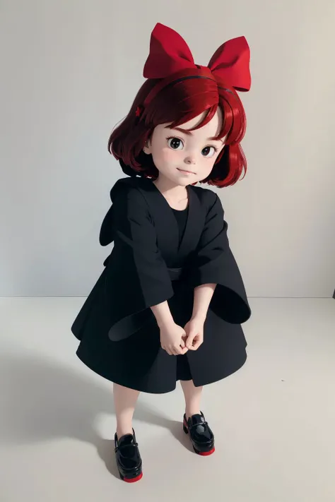 <lora:legody-v10:1>,lego,simple background, kiki, red hair bow, black robe, <lora:kiki_v1:0.5>, (masterpiece, best quality, high quality, highres, ultra-detailed),