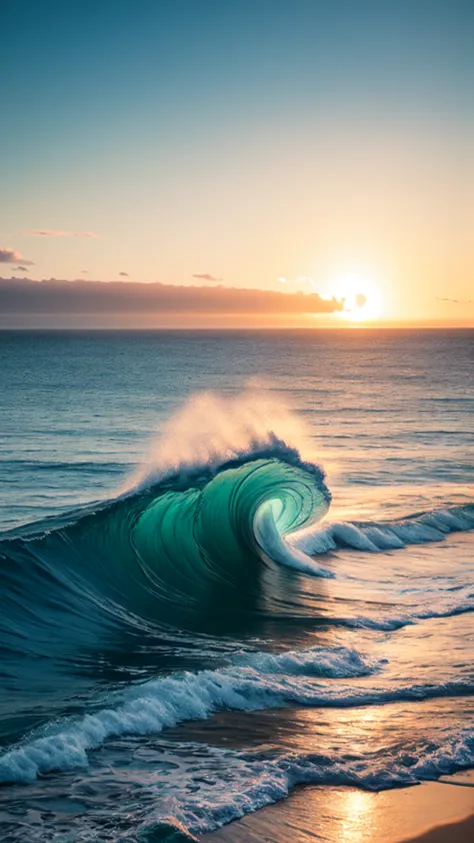 Embrace the rhythmic motion of rolling ocean waves with this captivating nature wallpaper. The deep blue waters, crowned with foamy white crests, create a sense of tranquility and power. Let the endless expanse of the ocean remind you of the vastness of the world and the beauty of nature's elements.