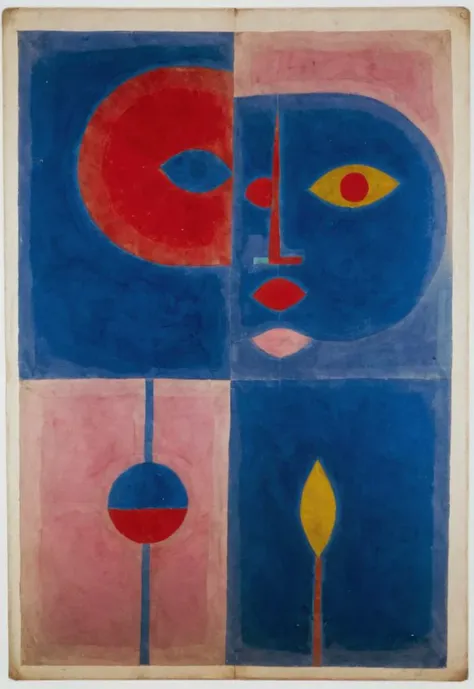 Doubleexposure: (paul klee) art of love and hate,