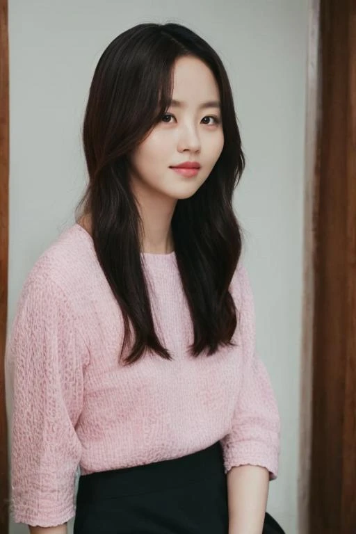 (8K, RAW photo, best quality, masterpiece:1.2), Fujifilm XT3, ultra high res, 8K UHD, HDR, dslr, professional photograph, (realistic, photorealistic:1.4), professional light, 1girl, (girl kimsohyun), skirt, realistic, pencil skirt, <lora:kimsohyun_SFW:0.75>