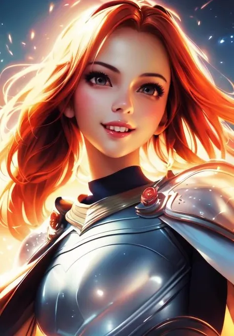 <lora:lux:0.8>, lux, smile, portrait,, (acclaimed, alluring, captivating, exciting, gorgeous, striking:1.3), charming, (trending on CGSociety, trending on pixiv, contest winner:1.3)
