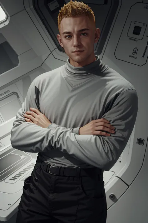 FanStarfield, blonde hair, 1boy, solo, male focus, realistic, crossed arms, pants, looking at viewer, sweater, long sleeves, shirt
<lora:epi_noiseoffset2:1>, <lora:FanStarfield:0.7>