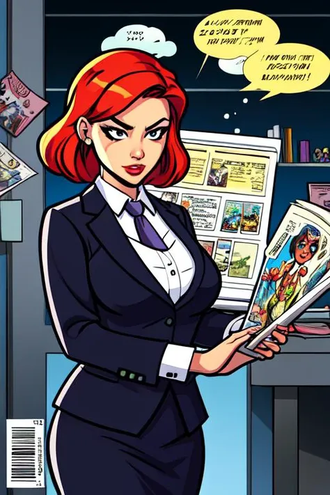 <lora:GTA_Stylev2:0.3> comic character, a business woman